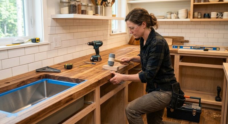 Butcher Block Installation in Santa Rosa, CA