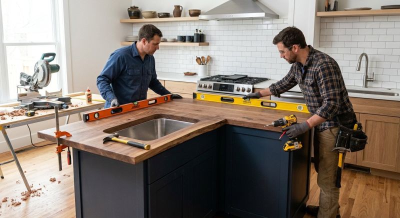 Butcher Block Installation in Marin County, CA