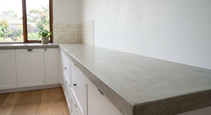 Concrete Counter Installation in Sonoma County, CA