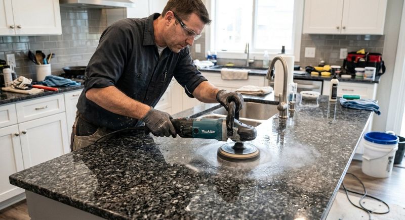 Countertop Polishing in Roseville, CA