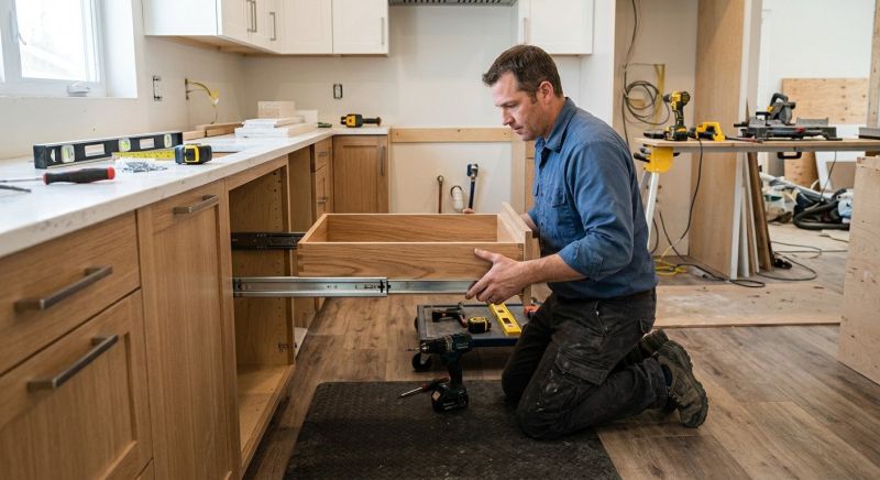 Kitchen Drawer Installation in Bloomington, IN