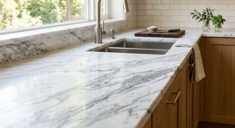 Marble Slab Installation in Santa Rosa, CA