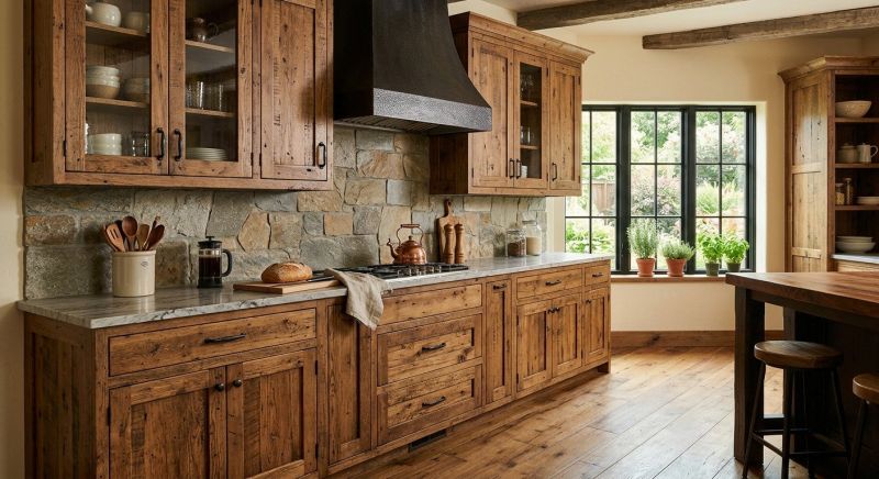 Rustic Cabinets Installation in Bloomington, IN