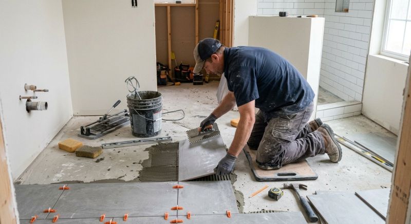 Bathroom Flooring Installation in Annapolis, MD