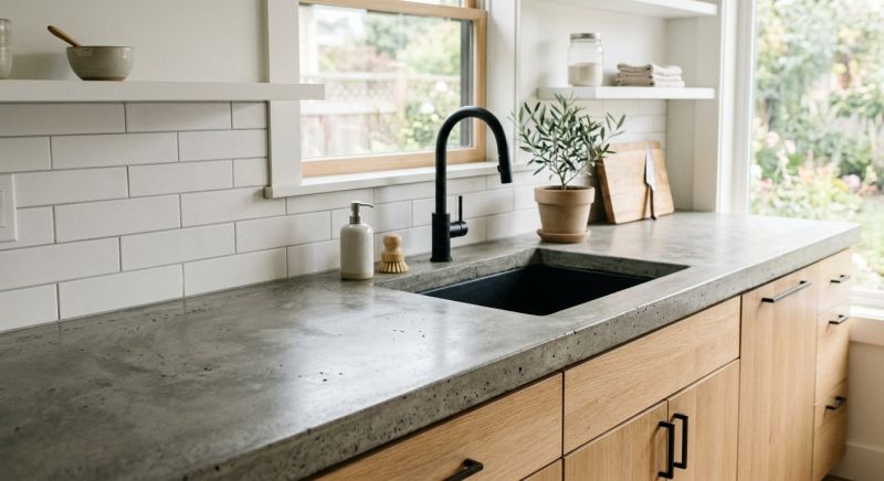 Cement Countertop Installation in Napa, CA