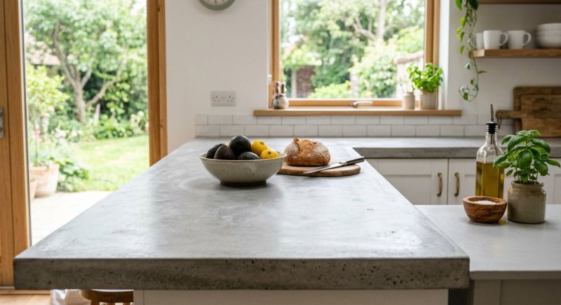 Cement Countertop Pouring in Marin County, CA