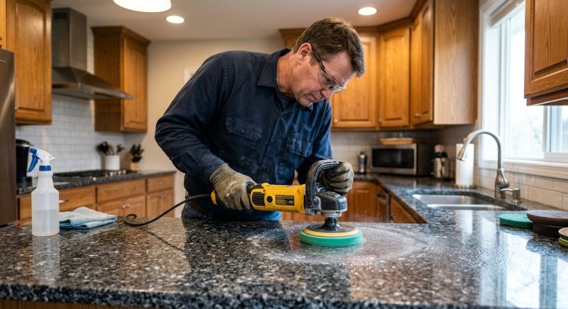 Countertop Buffing in Sacramento, CA