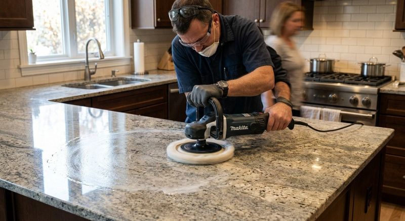 Countertop Polishing in Roseville, CA