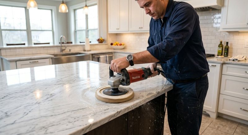 Marble Countertop Polishing in Sacramento, CA