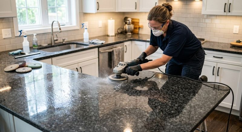 Marble Countertop Polishing in Sacramento, CA