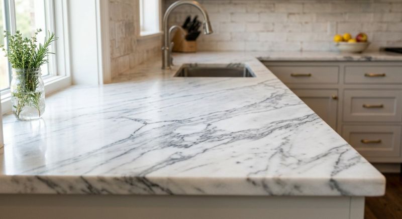Marble Slab Installation in Santa Rosa, CA