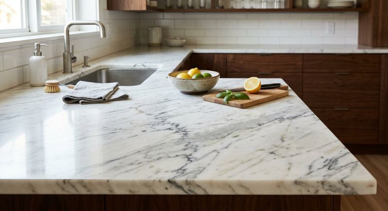 Marble Slab Installation in Santa Rosa, CA