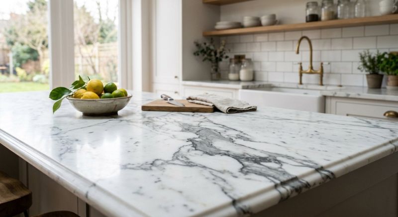 Marble Slab Installation in Santa Rosa, CA