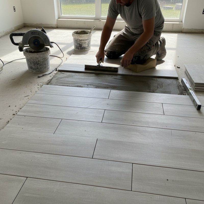 Mosaic Tile Floor Installation in Annapolis, MD