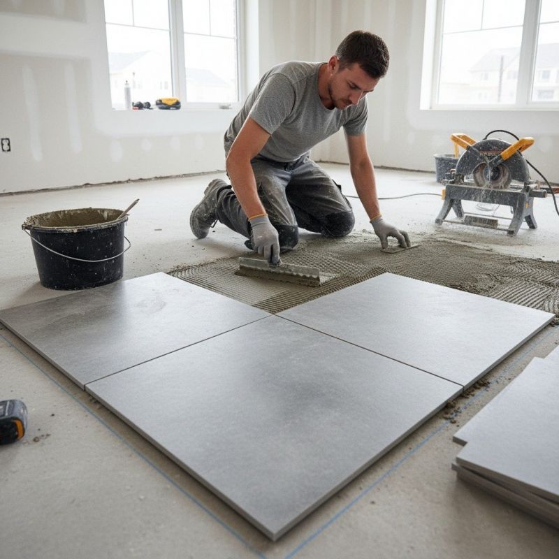 Mosaic Tile Floor Installation in Alexandria, VA