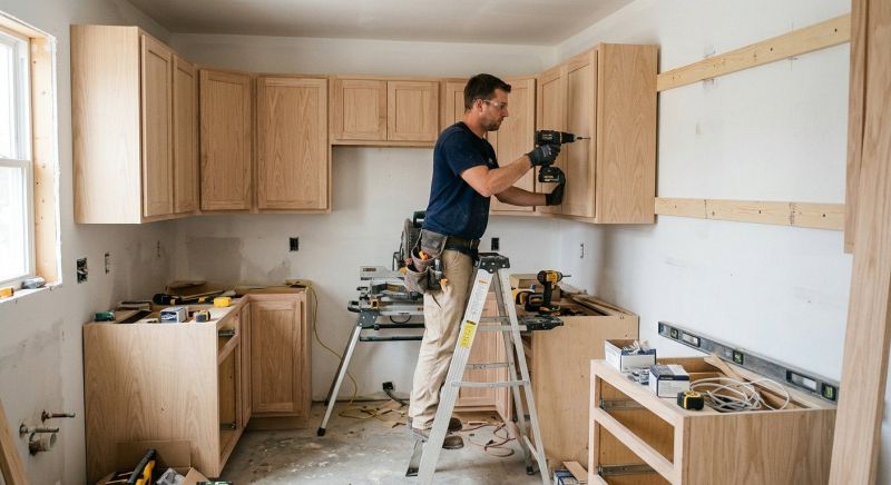 New Cabinets Installation in Bloomington, IN