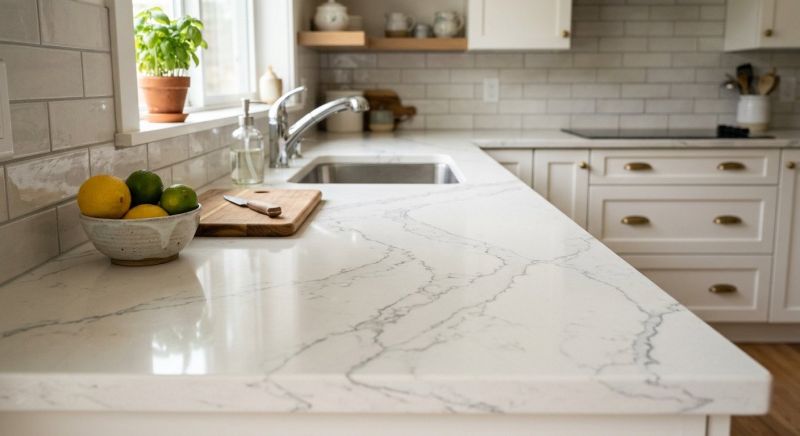 Quartz Slab Installation in Sonoma County, CA