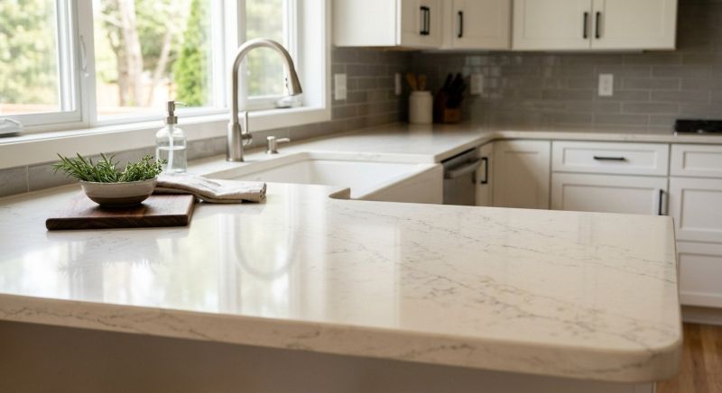 Quartz Slab Installation in Santa Rosa, CA