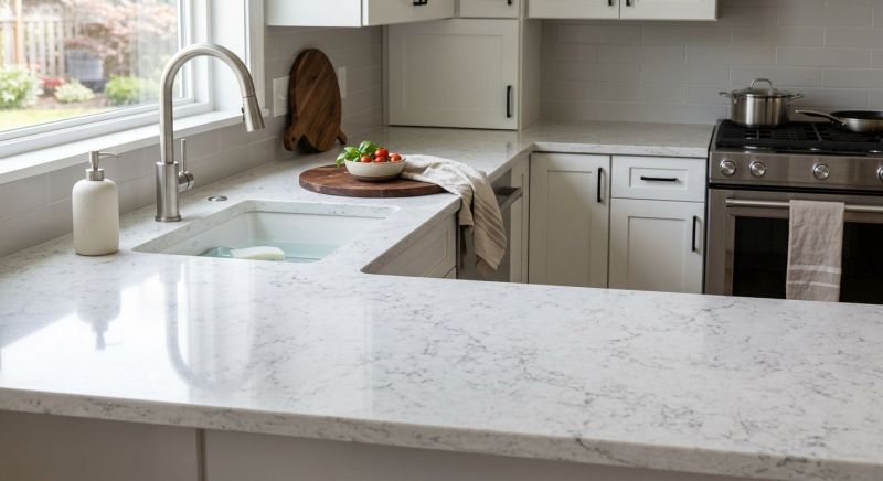 Quartz Slab Installation in Napa, CA