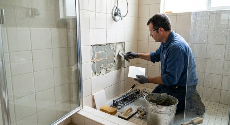 Shower Tile Repair in Conroe, TX