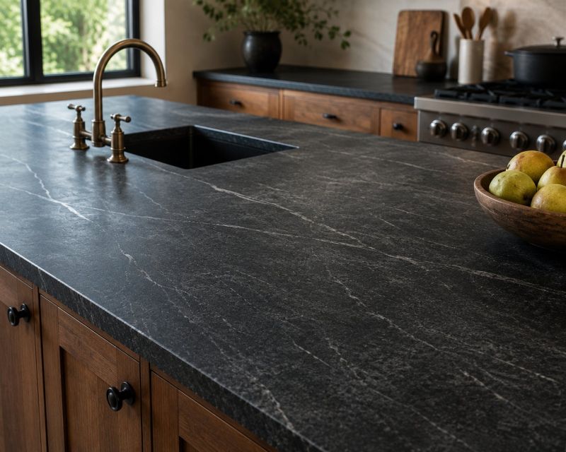 Soapstone Counter Installation in Marin County, CA