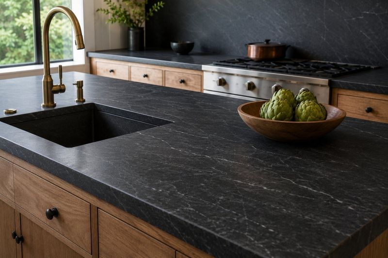 Soapstone Counter Installation in Santa Rosa, CA