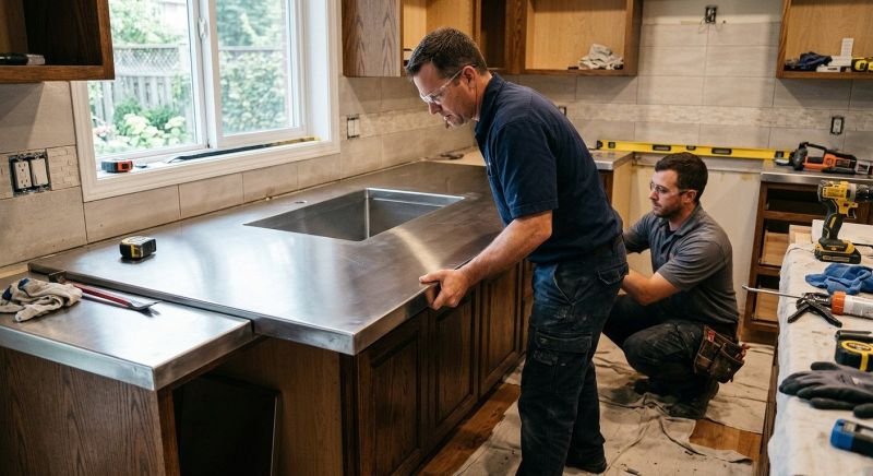 Stainless Counter Replacement in Santa Rosa, CA