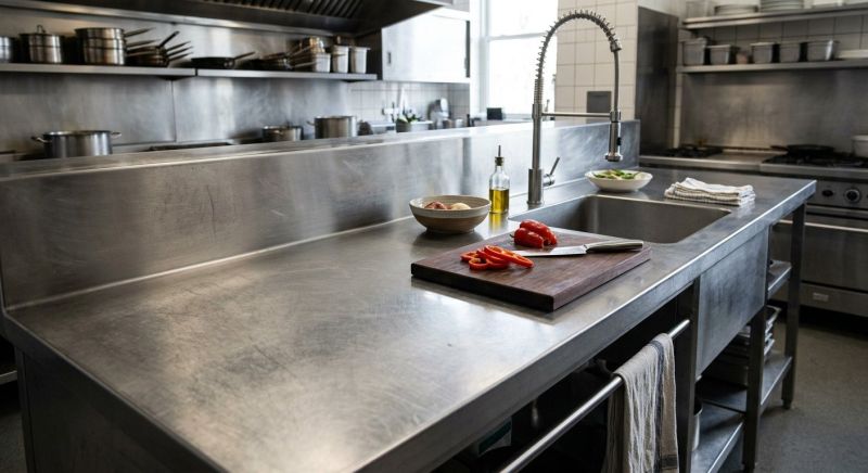 Stainless Counter Replacement in Marin County, CA