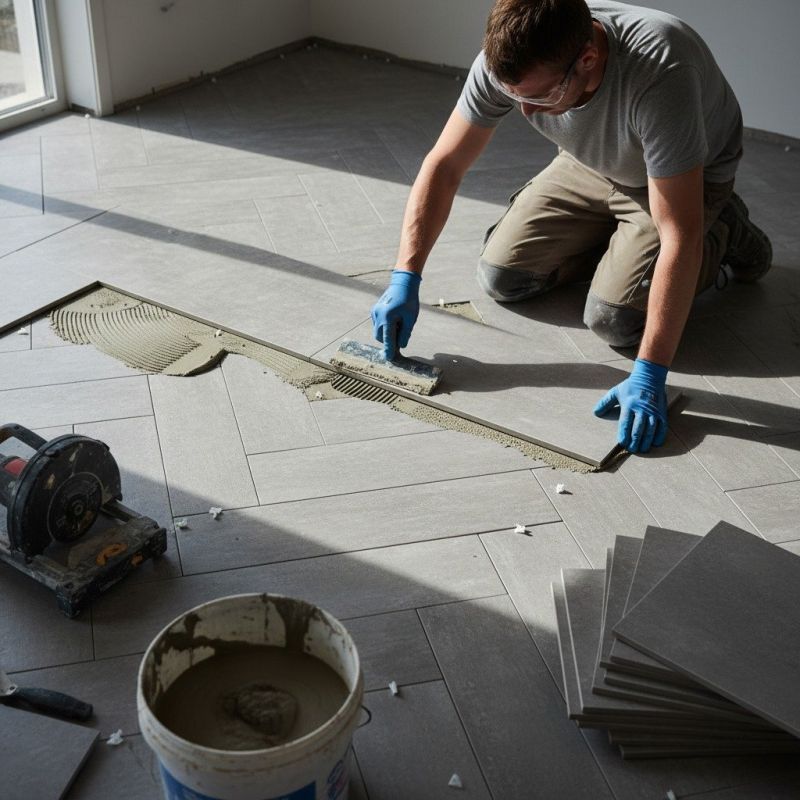 Tile Floor Renovation in Alexandria, VA