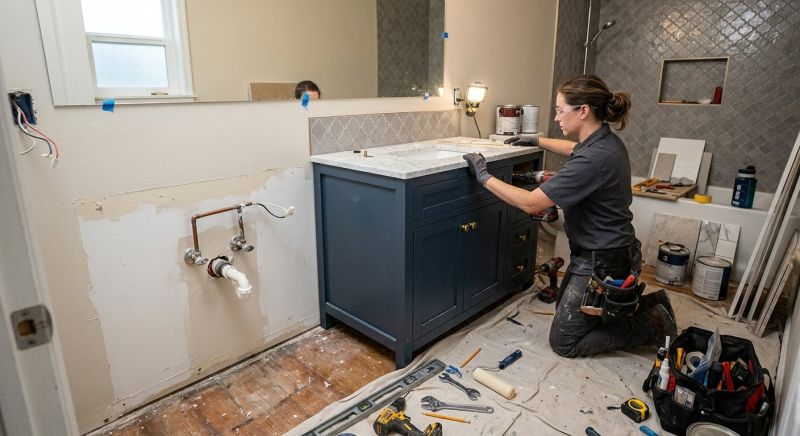 Vanity Installation in Cincinnati, OH