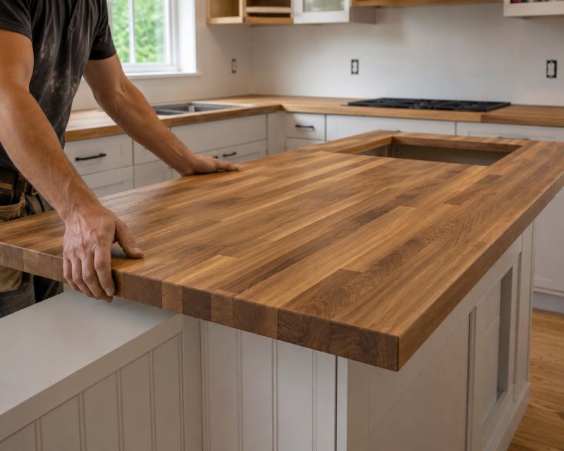 Wood Countertop Installation in Santa Rosa, CA