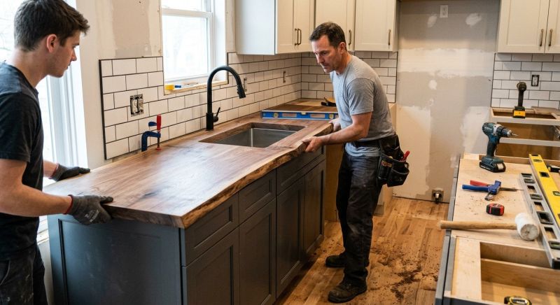 Wood Countertop Replacement in Napa, CA